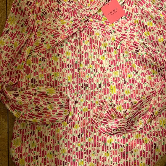 Kate Spade Marker Floral Devore Top BNWT - Picture 16 of 16